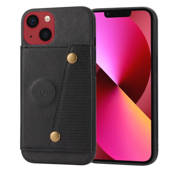 Skal med Kortfack - iPhone 14 Svart Svart