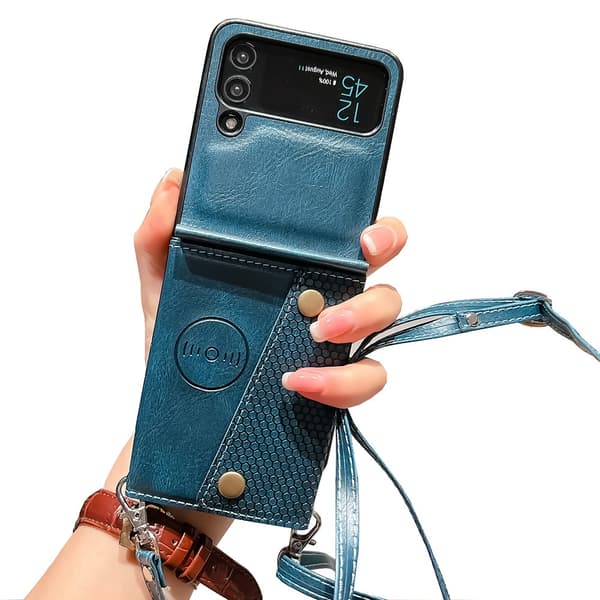 Smart Skal med Kortfack - Samsung Galaxy Z Flip 4