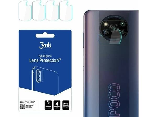 3MK 3MK Lens Protection Pro iPhone 14 6.1" blå/sierrablå Kameralinsebeskyttelse med monteringsramme 1 stk