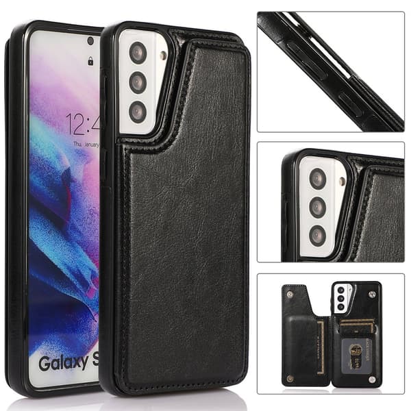 Samsung Galaxy S21 - Stilrent Skal med Korthållare