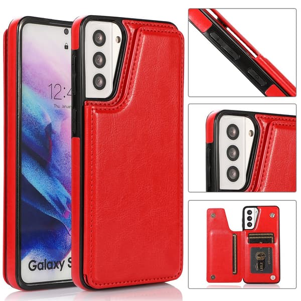 Samsung Galaxy S21 - Stilrent Skal med Korthållare