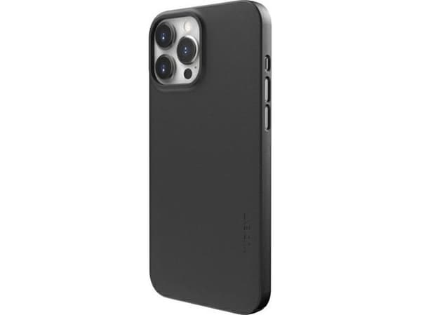 Nudient Thin V3 - Baksidedeksel for mobiltelefon - MagSafe-samsvar - hard polykarbonat - blekksvart - for Apple iPhone 13 Pro Max