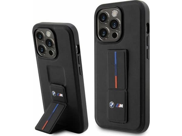Case BMW BMHCP14X22GSLK iPhone 14 Pro Max 6.7" black/black hardcase Grip Hot Stamp | BMW