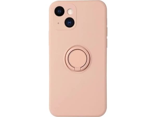 OEM Etui Silicon Ring do Samsung S21 5G różowy