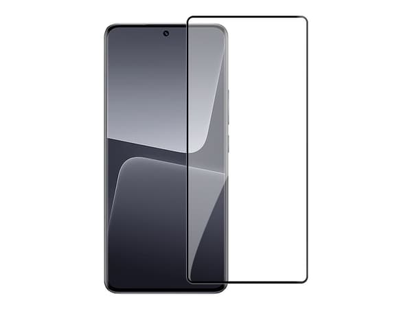 Screenor Premium - Skärmskydd för mobiltelefon - glas - ramfärg svart - för Xiaomi Redmi Note 12, Note 12 5G