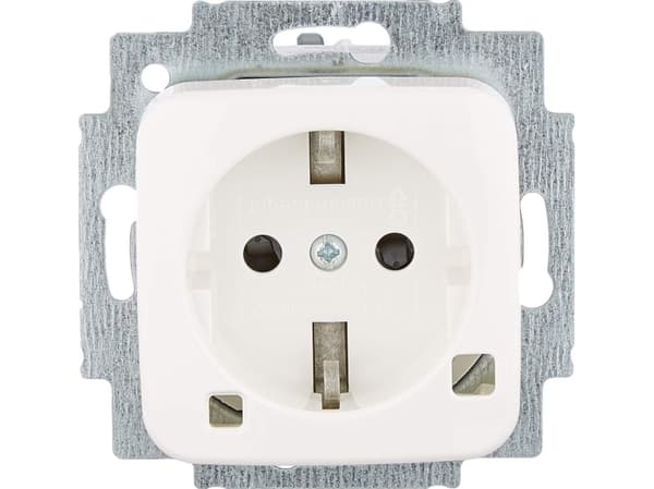 Busch-Jaeger FI-SCHUKOMAT innsats 3120 EUCB-214 alpin hvit refleks SI-sokkel 4011395189610