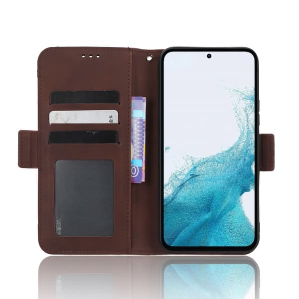 Multi Slot Plånboksfodral Samsung Galaxy A54 Brun