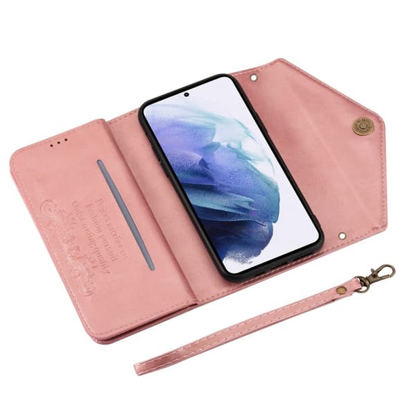Plånboksfodral Samsung Galaxy A54 Roséguld