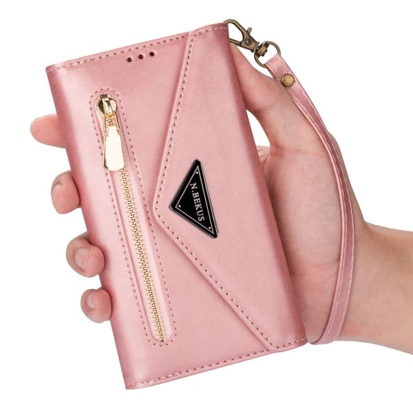 Plånboksfodral Samsung Galaxy A54 Roséguld