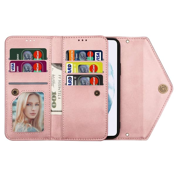 Plånboksfodral Samsung Galaxy A54 Roséguld