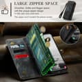Miniatyrbild 6 av 7: CaseMe Multi-Slot 2 i 1 Plånboksfodral Galaxy A34 Svart