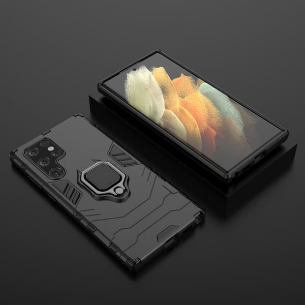 Hybridskal Fingerring Samsung Galaxy S22 Ultra
