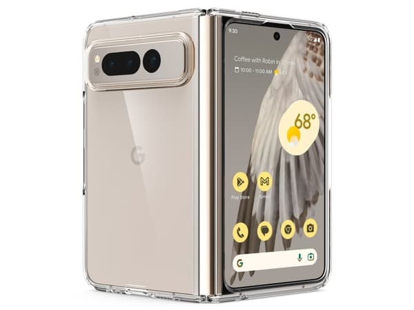 Spigen Ultra Hybrid, Omslag, Google, Pixel Fold, 19,3 cm (7.6"), Transparent