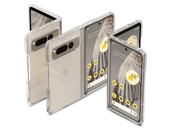 Spigen Ultra Hybrid, Omslag, Google, Pixel Fold, 19,3 cm (7.6"), Transparent