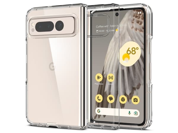 Spigen Ultra Hybrid, Omslag, Google, Pixel Fold, 19,3 cm (7.6"), Transparent
