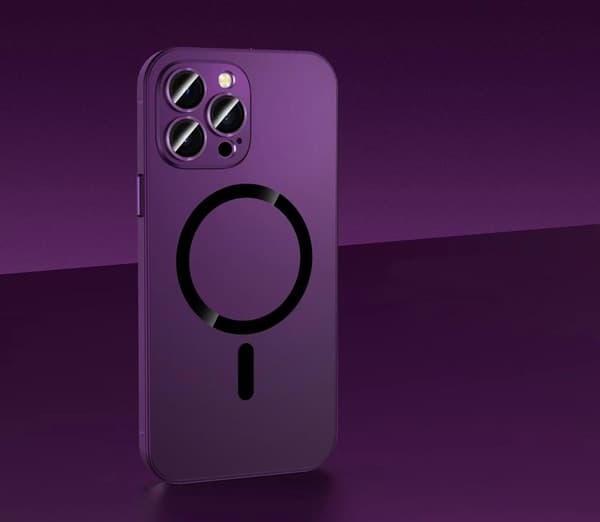 Aluminiumramme Beskyttelsesetui med MagSafe Purple Iphone 13 Pro - Purple
