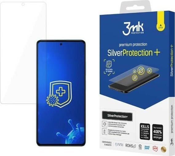 3MK 3MK Silver Protect+ Redmi Note 12 Pro/Pro+ märkäasennus antimikrobinen kalvo