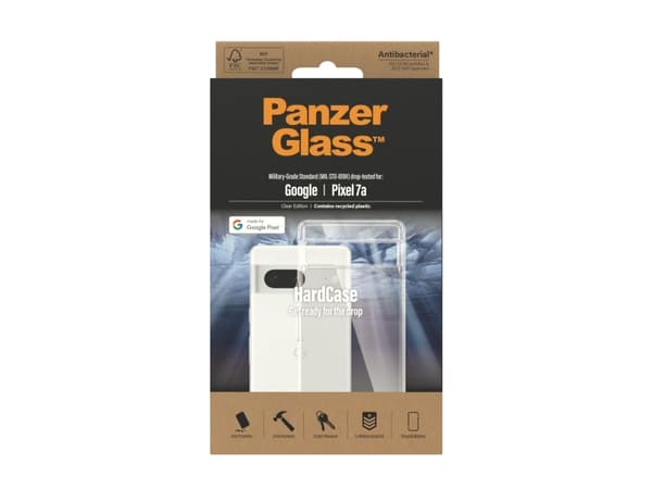 PanzerGlass HardCase for Google Pixel 7a, Suojus, Google, Google - Gobi, Läpinäkyvä