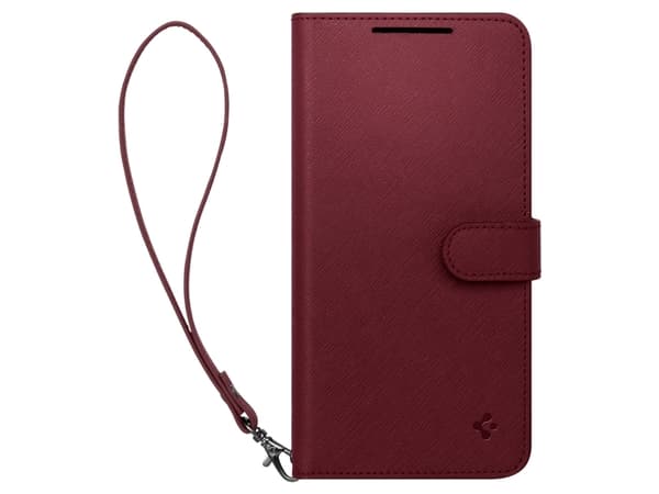 Spigen Wallet S Plus, Tegnebogsetui, Samsung, Galaxy S23 Plus, 16,8 cm (6,6"), Burgundy