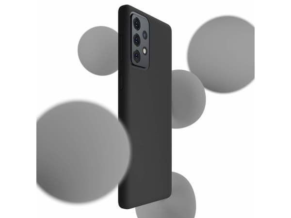 3MK Silicone Case, Galaxy A52 4G/A52 5G/A52s 5G, Svart