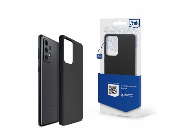 3MK Silicone Case, Galaxy A52 4G/A52 5G/A52s 5G, Svart
