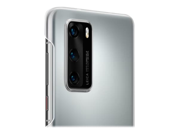Huawei - Baksidesskydd för mobiltelefon - hög kvalitet PU - transparent - för Huawei P40