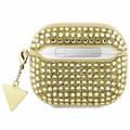 Miniatyrbild 2 av 2: Guess AirPods 3 Skal Rhinestone Triangle Charm - Guld