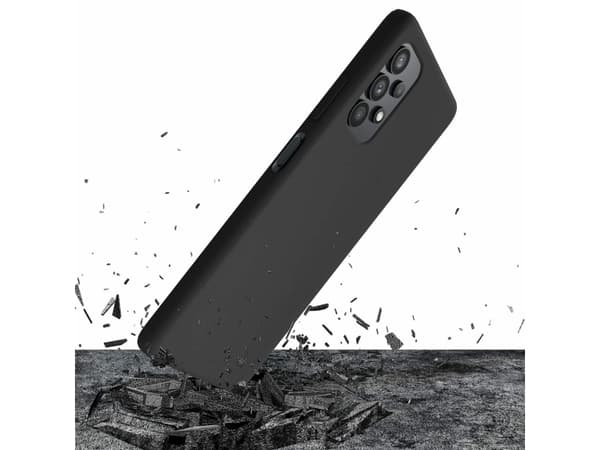 3MK Silicone Case, Galaxy A32 5G, Svart