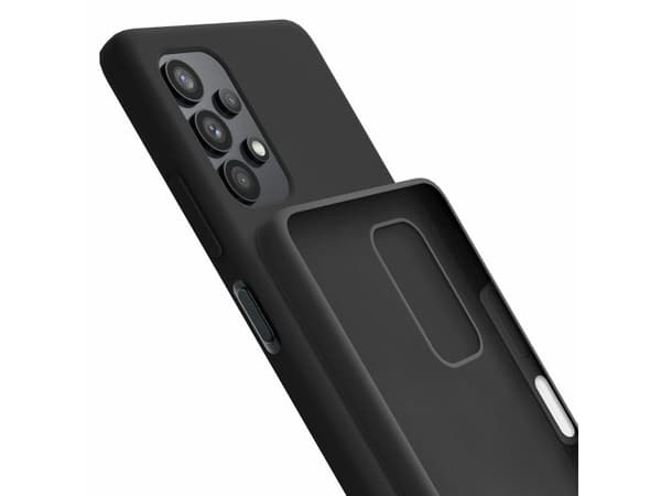 3MK Silicone Case, Galaxy A32 5G, Svart