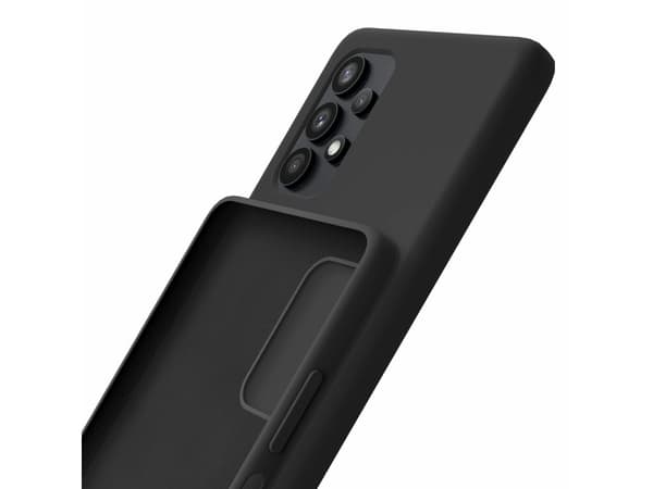3MK Silicone Case, Galaxy A32 5G, Svart