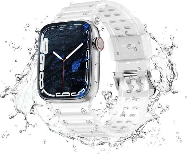 Hurtel Strap Triple Protection-armband Apple Watch SE, 8, 7, 6, 5, 4, 3, 2, 1 (41, 40, 38 mm) armband transparent