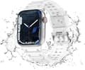 Miniatyrbild 3 av 5: Hurtel Strap Triple Protection-armband Apple Watch SE, 8, 7, 6, 5, 4, 3, 2, 1 (41, 40, 38 mm) armband transparent