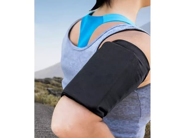 4kom.pl Armbånd for løping | XL telefonarmbånd, marineblått