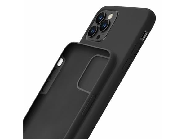 3MK Silicone Case, iPhone 11 Pro, Svart