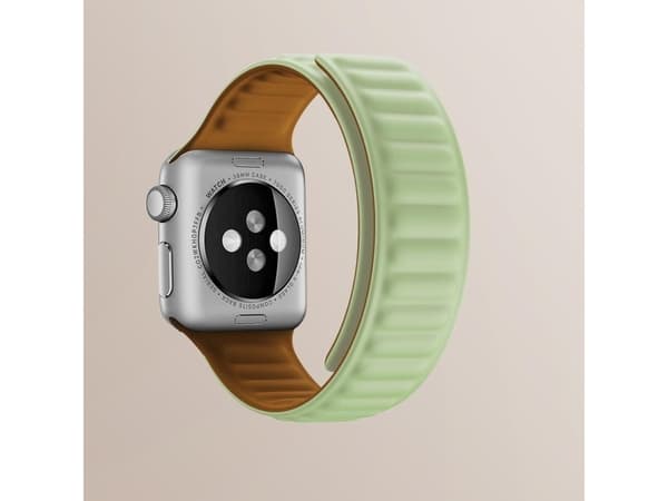 Hurtel Magneettinen hihna hihna Watch 6 / 5 / 4 / 3 / 2 / SE (40mm / 38mm) magneettinen bändi rannerengas rannekoru punainen