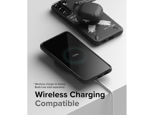 Ringke Ringke Onyx Design Slitesterk deksel til Samsung Galaxy S22+ (S22 Plus) Svart (X) ()