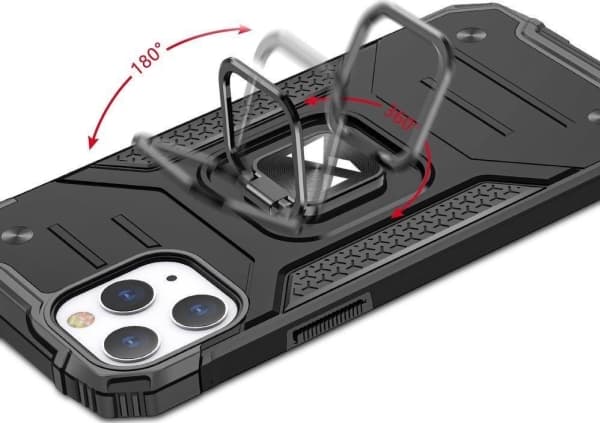 Wozinsky Wozinsky Ring Armor Armored Hybrid Deksel + Magnetisk Holder for iPhone 13 Blå