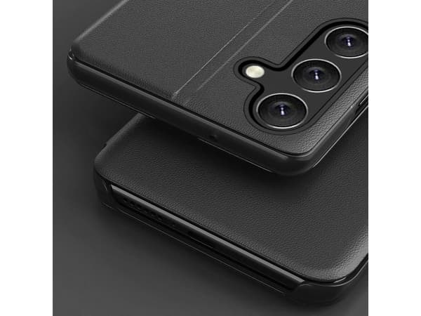 Hurtel Eco Leather View Case etui Samsung Galaxy A54 5G z klapką podstawka czarne