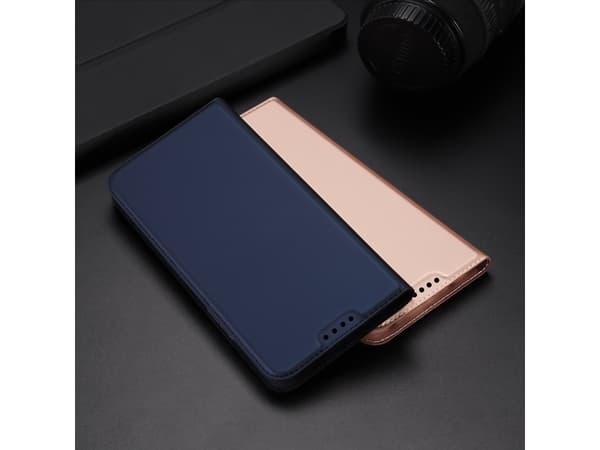 Dux Ducis DUX DUCIS SKIN PRO CASE FOR XIAOMI REDMI 11A/POCO C55/REDMI 12C FLIP COVER CARD WALLET STAND PINK