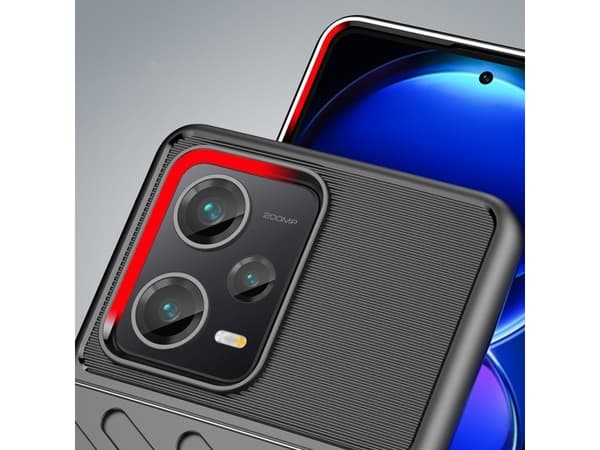 Hurtel Thunder Case fodral för Xiaomi Redmi Note 12 Pro+ silikon fodral sort