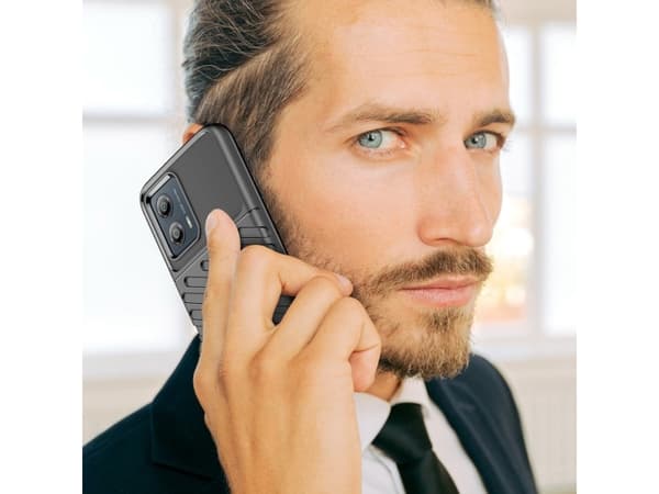 Hurtel Thunder Case veske til Motorola Moto G53 silikon pansret deksel sort