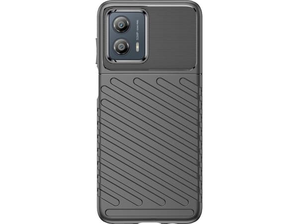 Hurtel Thunder Case veske til Motorola Moto G53 silikon pansret deksel sort