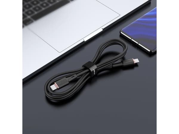 Acefast-kabel USB Type C - USB Type C 1,2m, 60W (20V/3A) grønn (C2-03 olivergrønn)