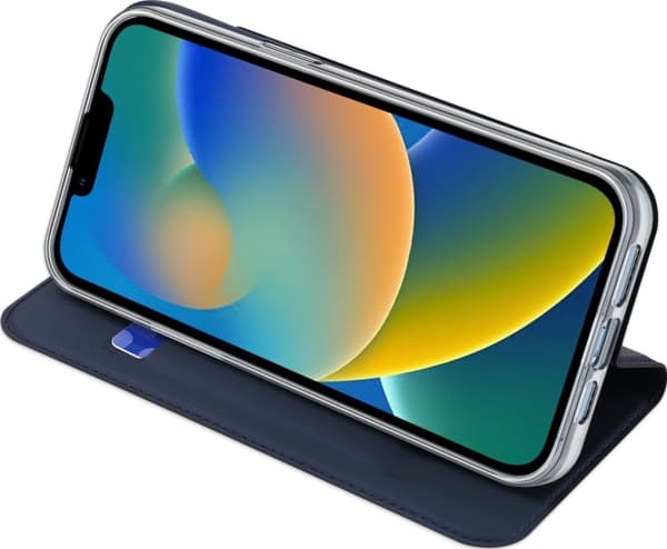 Dux Ducis Dux Ducis Skin Pro hylsterdeksel med klaff iPhone 14 Max blå