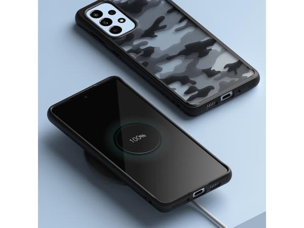 Ringke Ringke Fusion Matt fodral med gelram Samsung Galaxy A73 svart