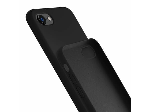 3MK Silicone Case, iPhone 7/8/SE 2020/2022, Sort