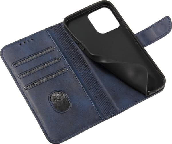 Hurtel Magnet Case Samsung Galaxy A14 5G tapauksessa läppä lompakko jalusta sininen