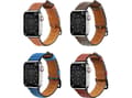 Miniatyrbild 4 av 5: Hurtel läderarmband Apple Watch Ultra, SE, 8, 7, 6, 5, 4, 3, 2, 1 (49, 45, 44, 42 mm) armband röd
