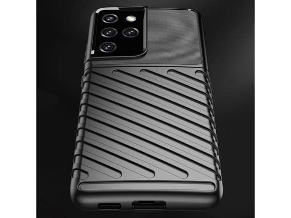 Hurtel Thunder Case joustava panssaroitu suojakotelo Samsung Galaxy S22 Ultra musta