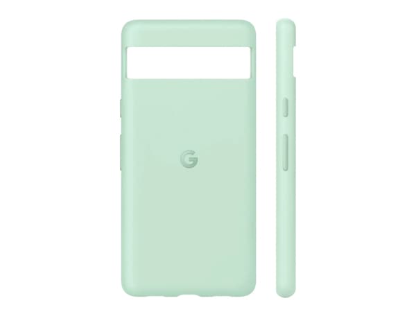 Google - Baksidedeksel for mobiltelefon - silikon, plastikk, aluminium, polykarbonat - havskum - for Pixel 7a